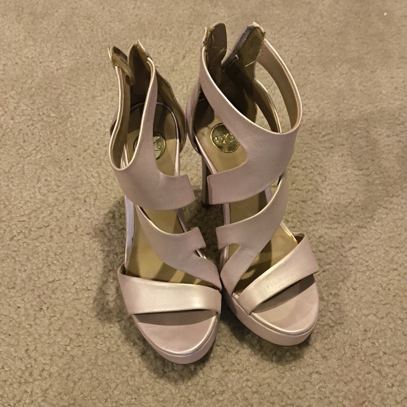 Exe Baby Pink High Heels - Picture 1 of 6